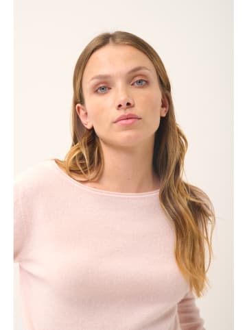 Just Cashmere Kaszmirowy sweter "Grace" w kolorze jasnoróżowym