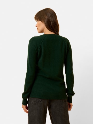 Just Cashmere Kaschmir-Pullover "Helen" in Dunkelgrün
