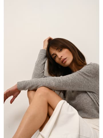 Just Cashmere Kaszmirowy sweter "Jane" w kolorze szarym