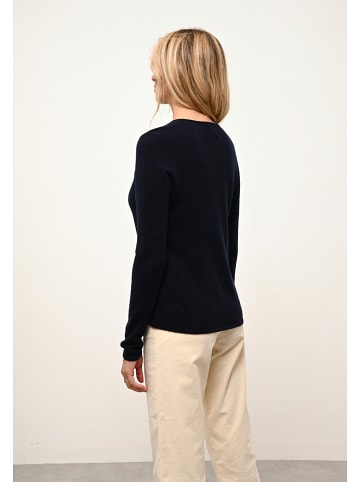 Just Cashmere Kaschmir-Pullover "Joan" in Dunkelblau