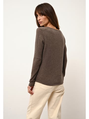 Just Cashmere Kaschmir-Pullover "Joan" in Braun