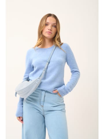 Just Cashmere Kaszmirowy sweter "Joyce" w kolorze błękitnym