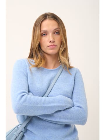 Just Cashmere Kaschmir-Pullover "Joyce" in Hellblau