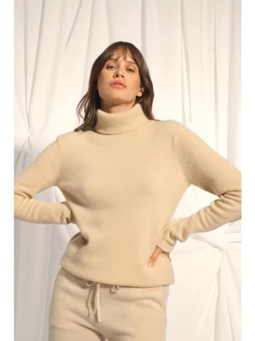Just Cashmere Kasjmieren coltrui "June" beige