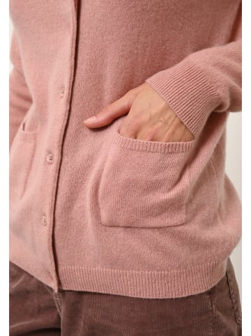 Just Cashmere Kaschmir-Cardigan "Katharine" in Rosa