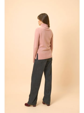 Just Cashmere Kasjmieren coltrui "Lexie" lichtroze