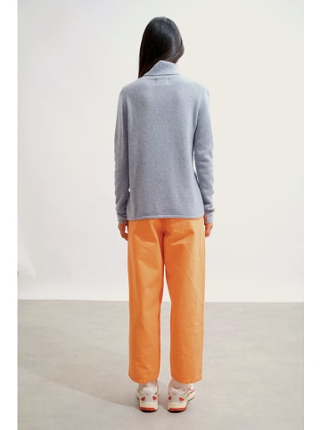 AUTHENTIC CASHMERE Kasjmieren coltrui lichtblauw