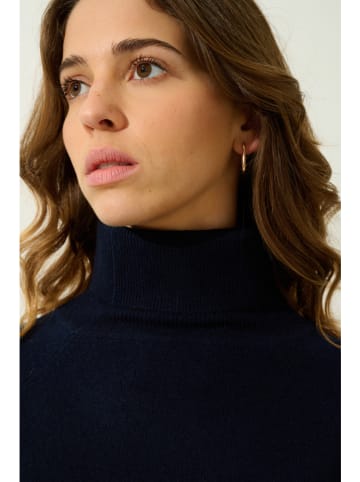 AUTHENTIC CASHMERE Kasjmieren coltrui "Madeline" zwart