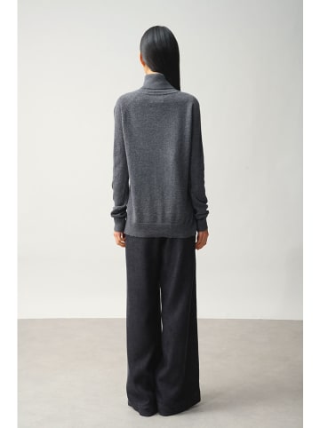 AUTHENTIC CASHMERE Kaschmir-Rollkragenpullover in Anthrazit