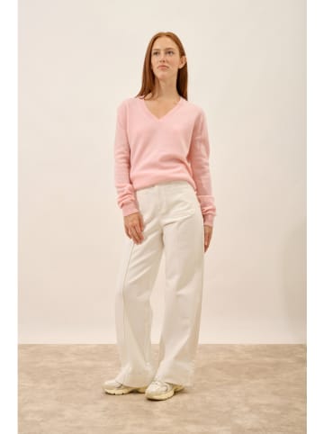 Just Cashmere Kasjmieren trui "Nora" lichtroze