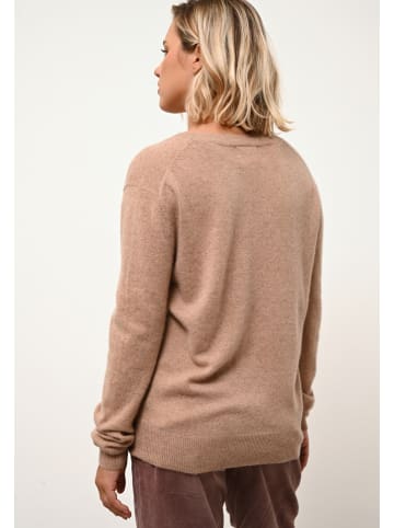 Just Cashmere Kaschmir-Pullover "Nora" in Hellbraun