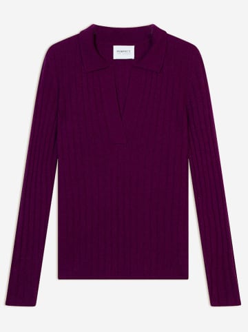 Perfect Cashmere Kaszmirowy sweter w kolorze fioletowym