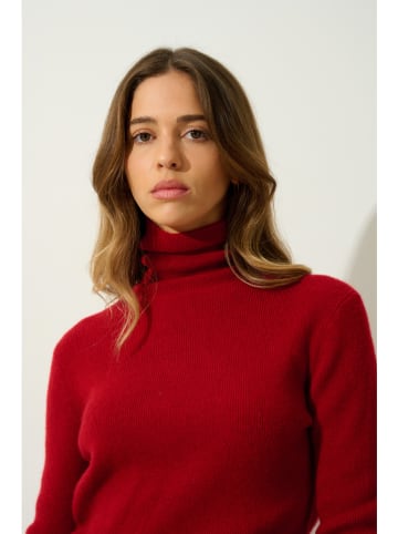 AUTHENTIC CASHMERE Kaschmir-Rollkragenpullover "Suzie" in Rot