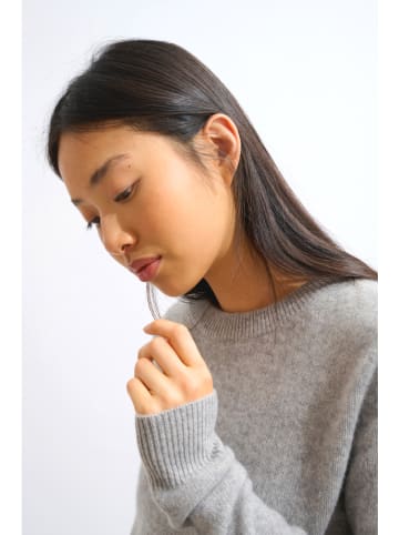 AUTHENTIC CASHMERE Kaschmir-Pullover "Sylor" in Hellgrau