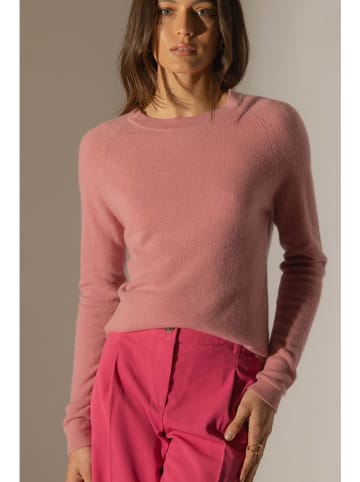 Perfect Cashmere Kaszmirowy sweter "Whitney" w kolorze szaroróżowym