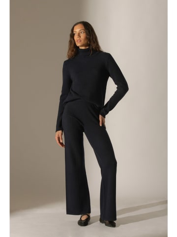 Perfect Cashmere Kaschmir-Rollkragenpullover "Willow" in Dunkelblau