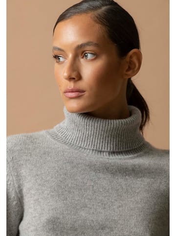 Perfect Cashmere Kaschmir-Rollkragenpullover "Willow" in Grau