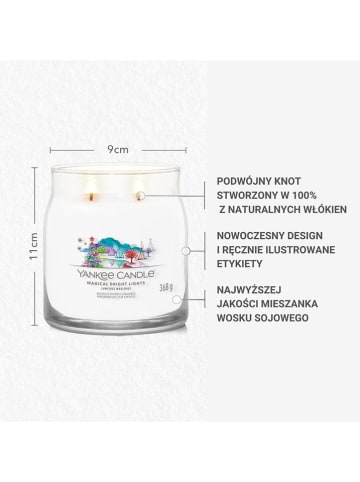 Yankee Candle Świeca zapachowa "Magical Bright Lights" - 368 g