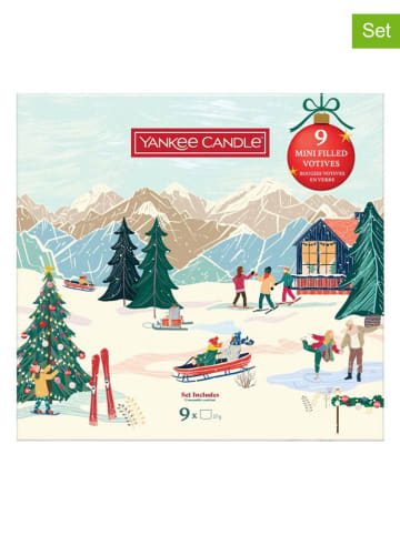 Yankee Candle 9er-Set: Duftkerzen in Bunt - 9x 37 g
