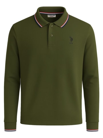 U.S. Polo Assn. Poloshirt in Dunkelgrün