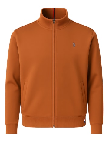 U.S. Polo Assn. Sweatjacke in Braunrot