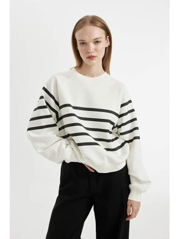 DeFacto Bluza w kolorze kremowo-czarnym