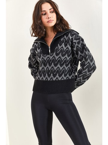 Bianco Lucci Pullover in Schwarz