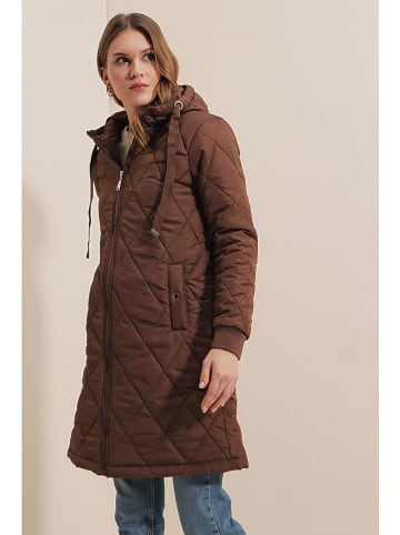 Bigdart Steppmantel in Braun