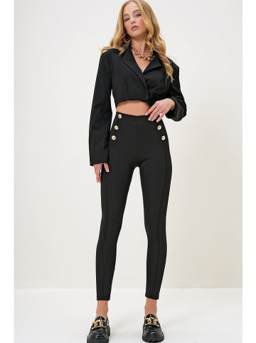 Trend Alaçatı Stili Leggings in Schwarz