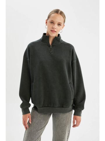 DeFacto Sweatshirt in Anthrazit