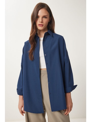 Happiness Istanbul Bluse in Dunkelblau