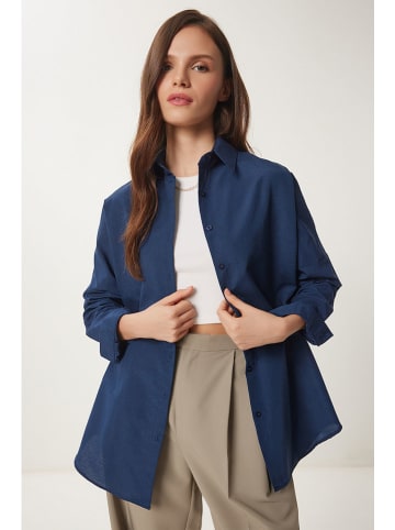 Happiness Istanbul Bluse in Dunkelblau