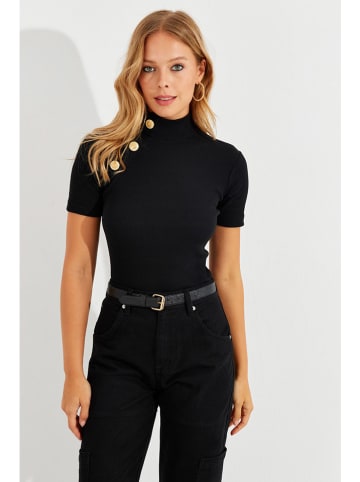 Cool and sexy Bluse in Schwarz