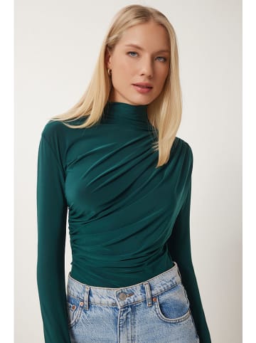 Happiness Istanbul Koszulka w kolorze zielonym