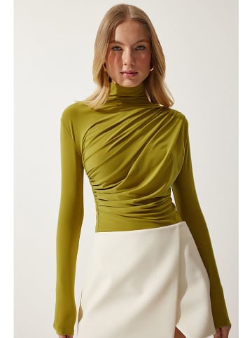 Happiness Istanbul Koszulka w kolorze zielonym