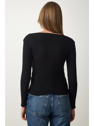 Happiness Istanbul Longsleeve in Schwarz