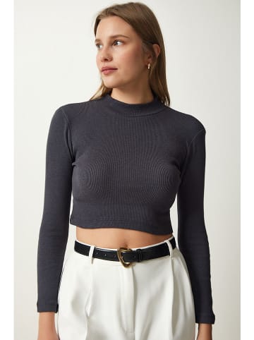 Happiness Istanbul Koszulka w kolorze antracytowym