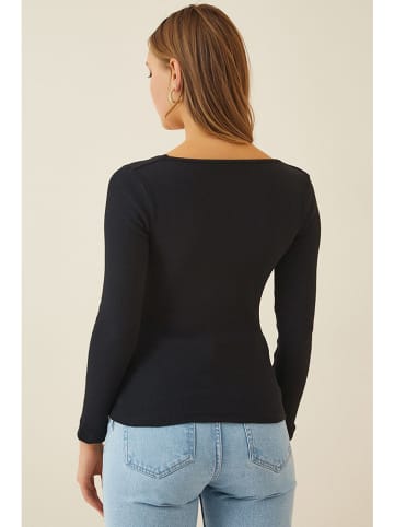 Happiness Istanbul Longsleeve in Schwarz