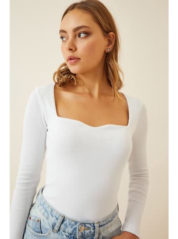 Happiness Istanbul Longsleeve wit