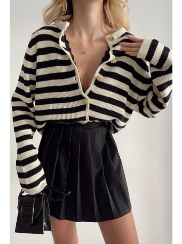 MADMEXT Cardigan in Beige/ Schwarz