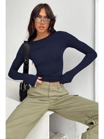 MADMEXT Longsleeve donkerblauw