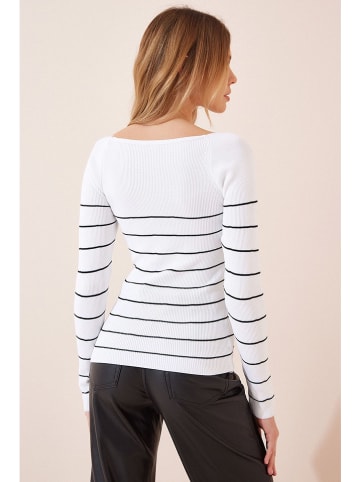 Hapiness Istanbul Longsleeve wit/zwart