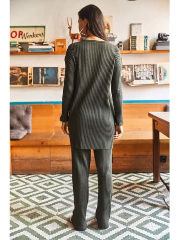 Olalook 2-delige outfit kaki