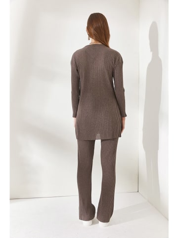 Olalook 2-delige outfit bruin