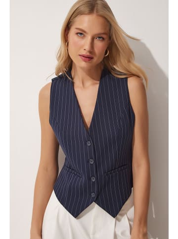 Happiness Istanbul Gilet donkerblauw