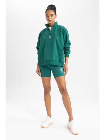 DeFacto Bluza w kolorze zielonym