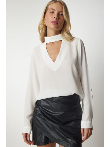 Happiness Istanbul Bluse in Weiß