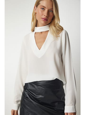 Happiness Istanbul Bluzka w kolorze białym