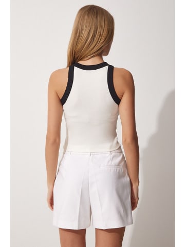 Happiness Istanbul Top wit/zwart