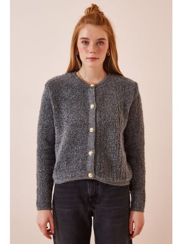 Happiness Istanbul Cardigan in Anthrazit